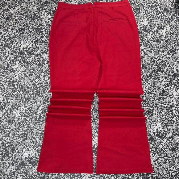 Who What Wear red flare pants size 8 - Picture 2 of 5